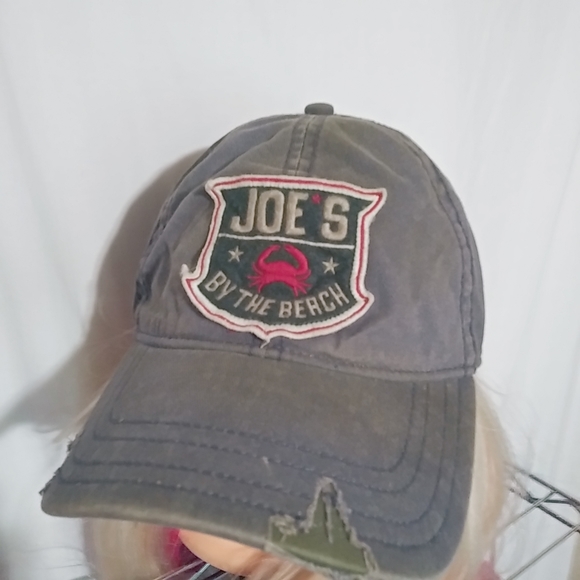 Joes Crab Shack Distressed Beach Hat - Picture 2 of 5
